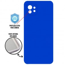 Capa para Xiaomi Mi 11 - Case Silicone Cover Protector Azul